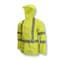 Radians Hi-Vis Rain Jacket, Ripstop waterproof polyester, Class 3 Type R, Hi-Vis Green, M RW12L-3ZGR-M - alternate 1